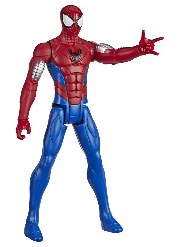 Figurina Marvel Spider-Man Blast Gear Titan Hero Series Armored Spider-Man 30cm (E8522)