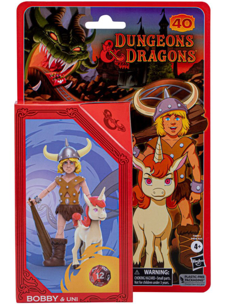 Figurina Dungeons Dragons Retro Collection Bobby Uni 15cm (F4877)