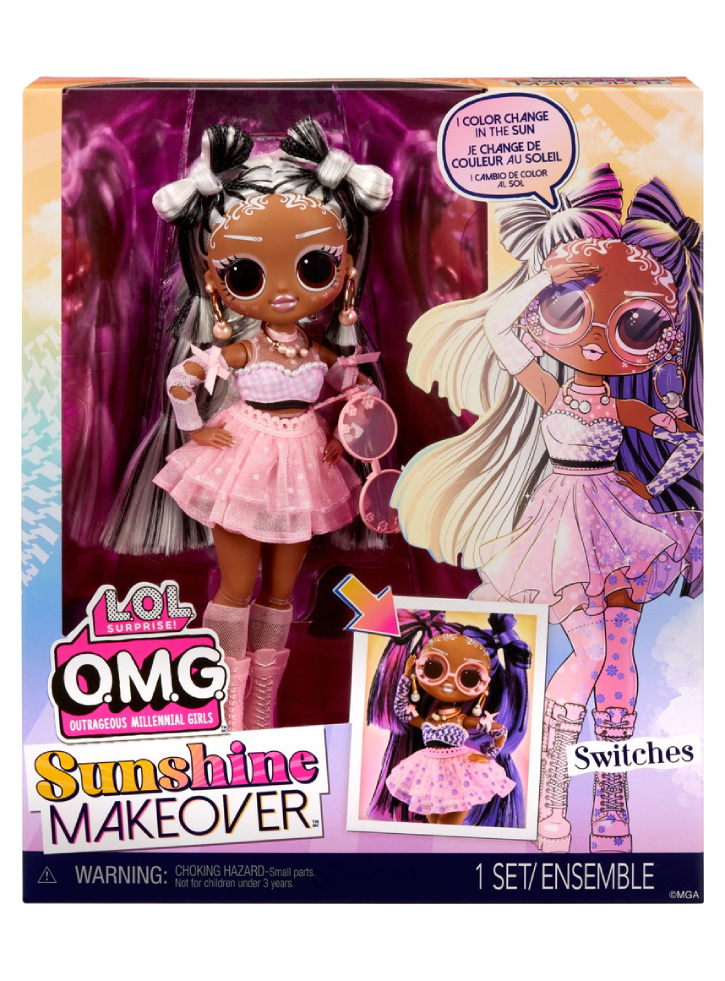 Papusa L.O.L. Surprise OMG Sunshine Makeover Switches (589440)