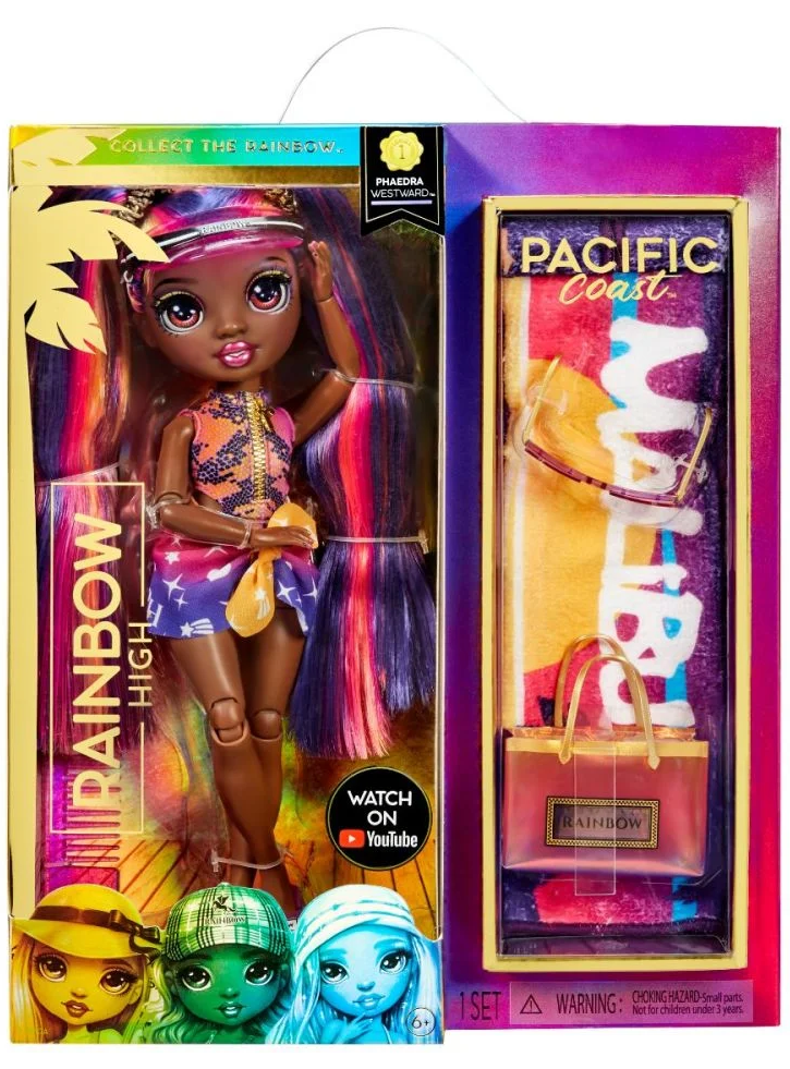 Papusa Rainbow High Pacific Coast Fashion Phaedra Westward (578369)