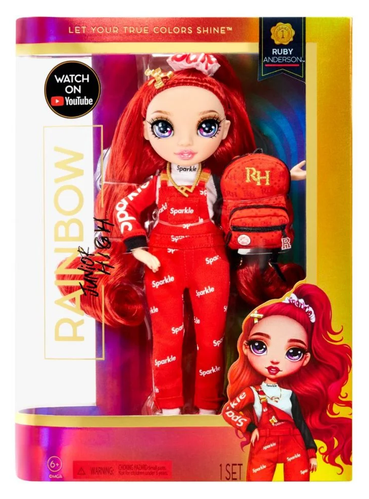 Papusa Rainbow High Junior High Fashion Ruby Anderson (579953)