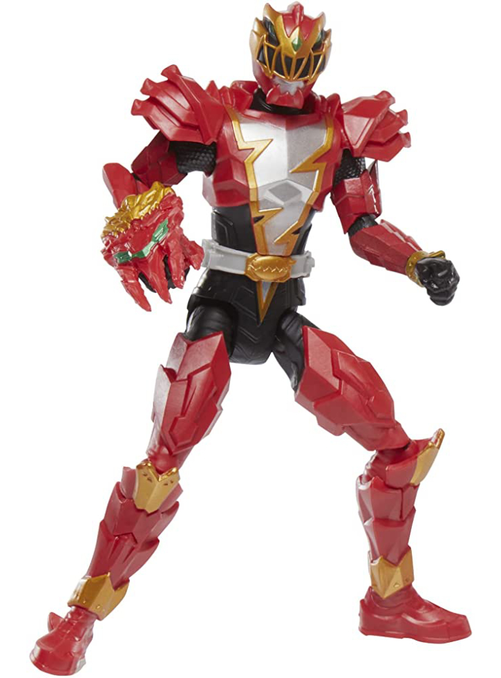Figurina Power Rangers Dino Fury - Dino Knight Red Ranger Key Inside (F4498)