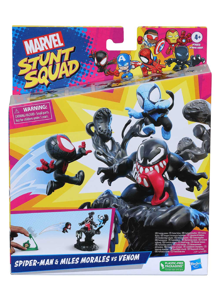 Set Marvel Stunt Squad Hero Vs Villain Deluxe Figure Spider-Man (F7833)