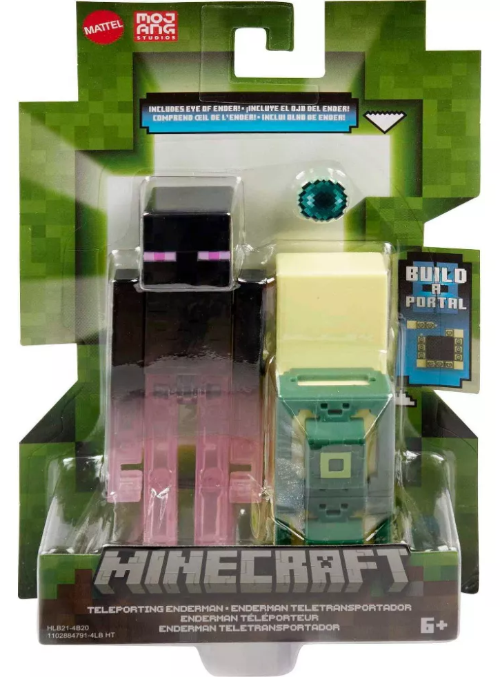 Figurina Minecraft Teleporting Enderman Core (HLB21)