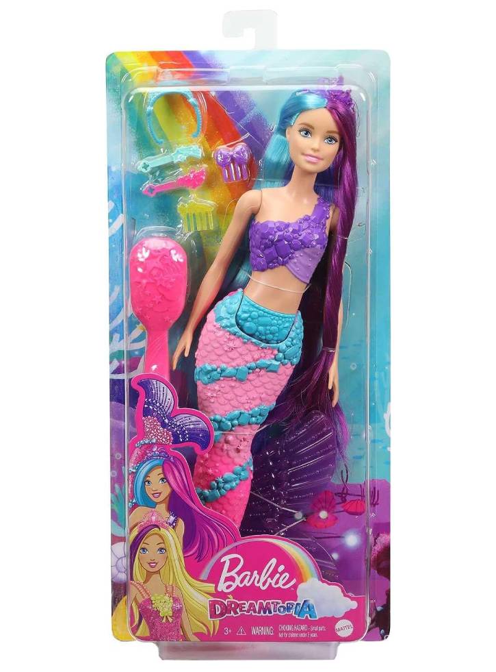 Papusa Barbie Dreamtopia Long Hair Mermaid (GTF39)