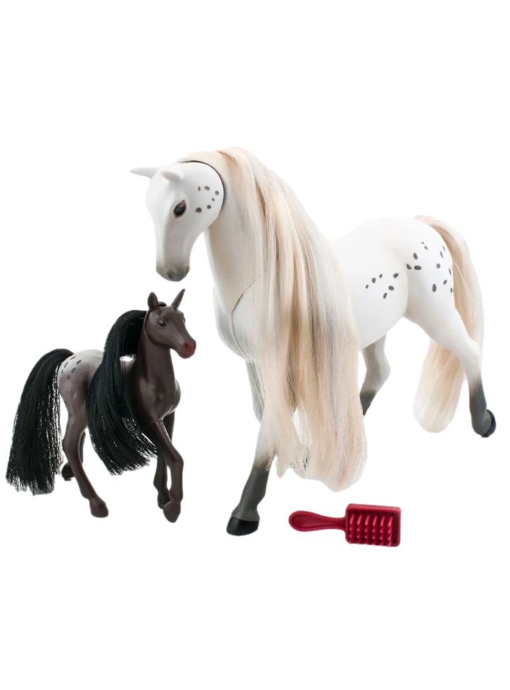 Set Royal Breeds Kiss 'n Nuzzle Appaloosa & Foal (85004A)