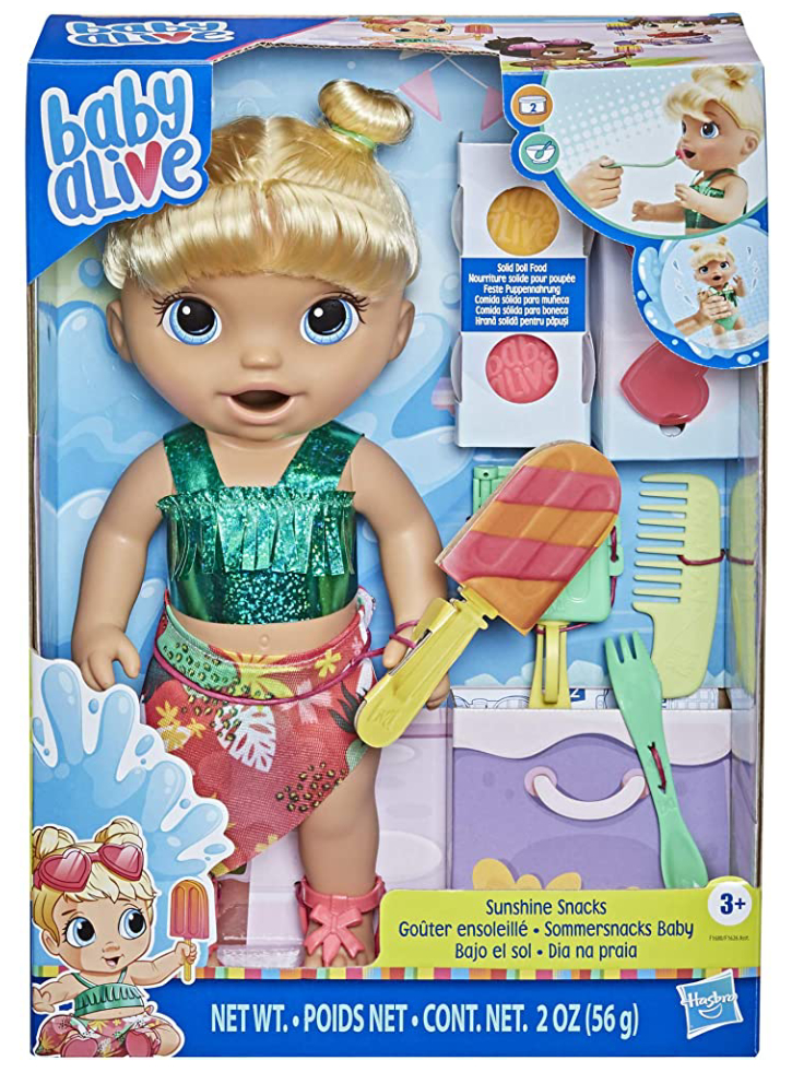 Papusa Hasbro Baby Alive Sunshine Snacks Blond Hair (F1680)
