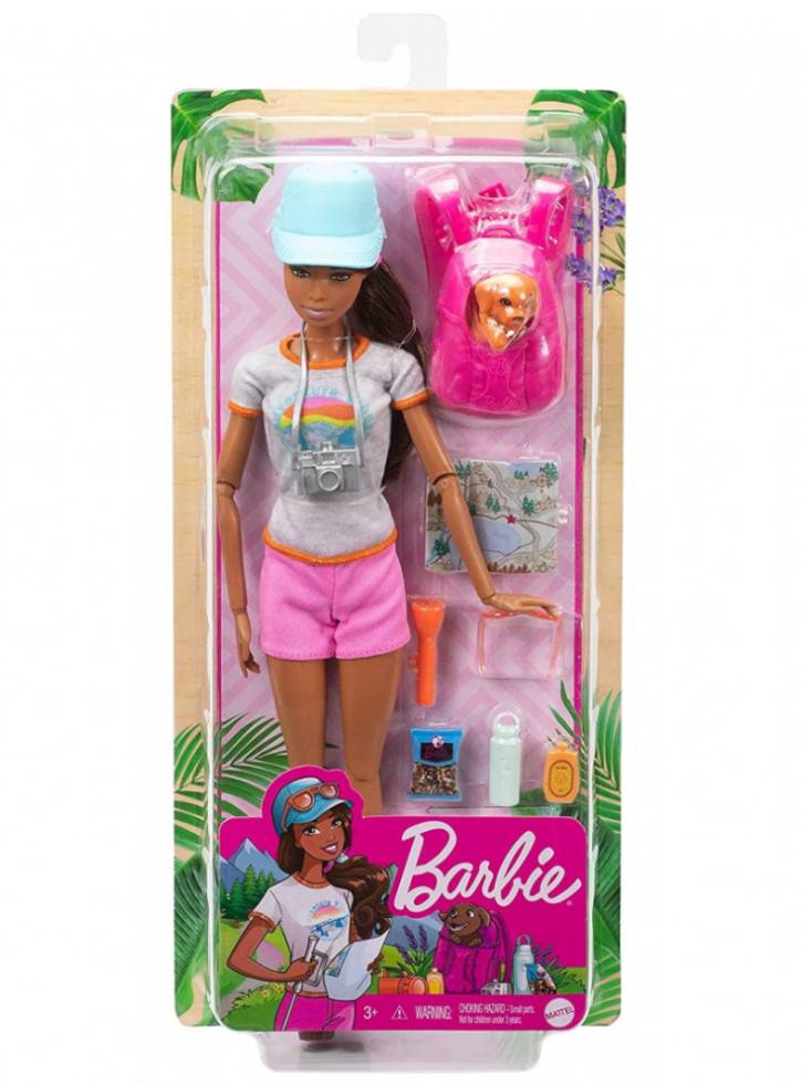Papusa Barbie You Can Be Anything Dark Skin & Puppy (GRN66)