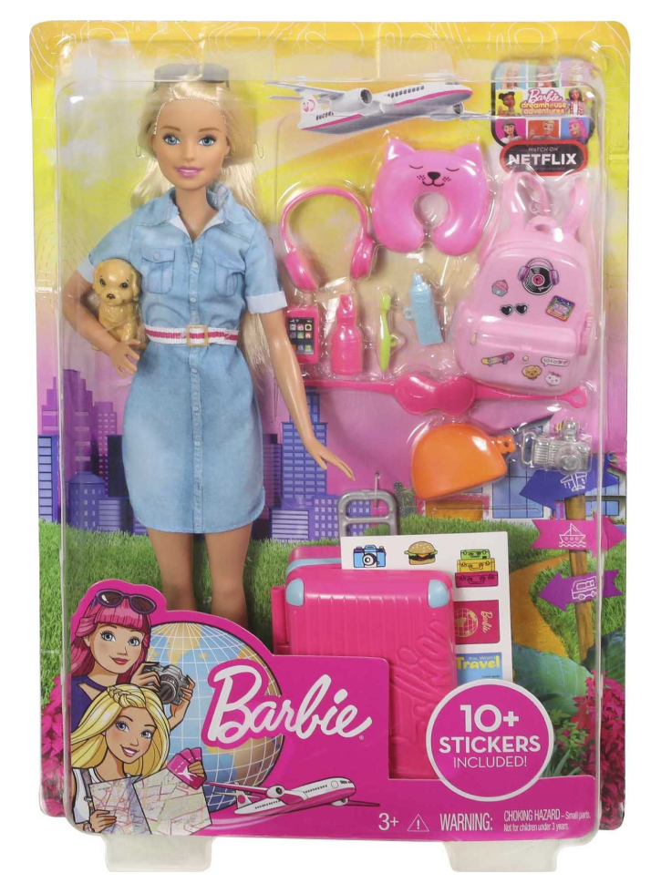Papusa Blonde Barbie Dreamhouse Adventures with Puppy (FWV25)