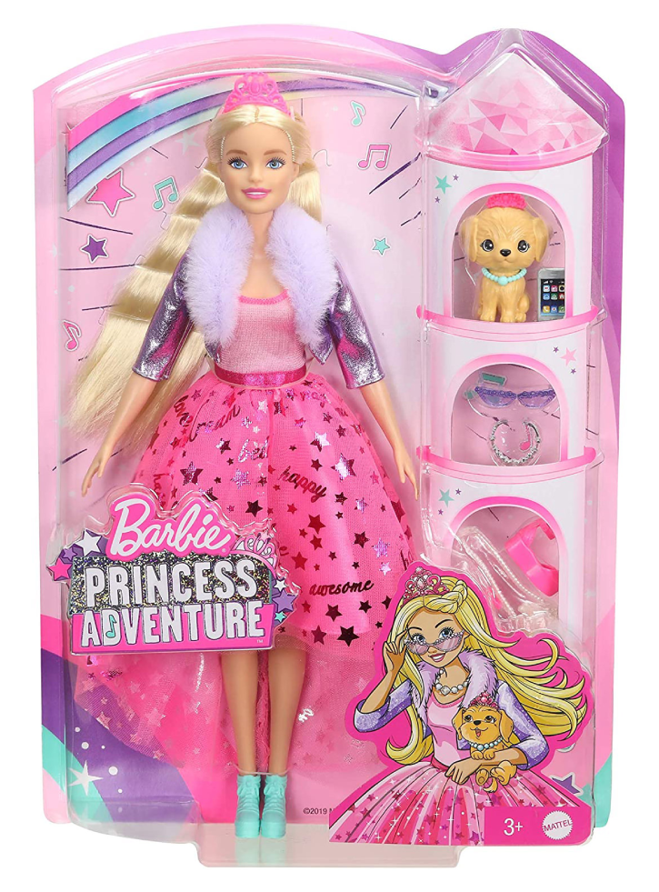 Papusa Barbie Princess Adventure Deluxe with Puppy & Accessories (GML76)