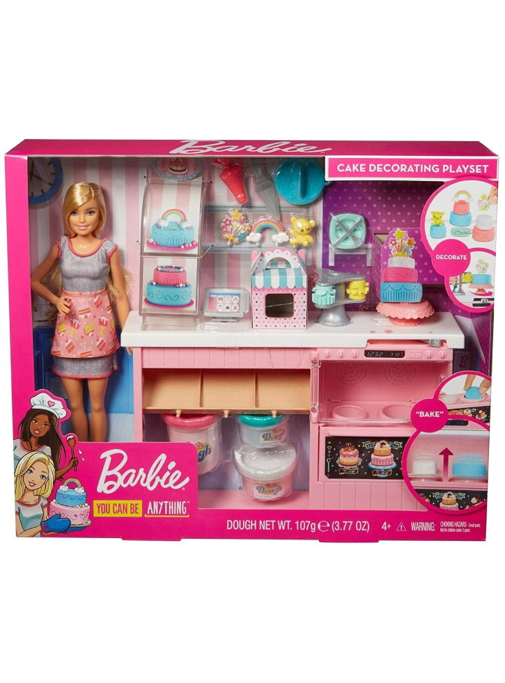 Papusa Barbie & Cake Decorating Set (GFP59)