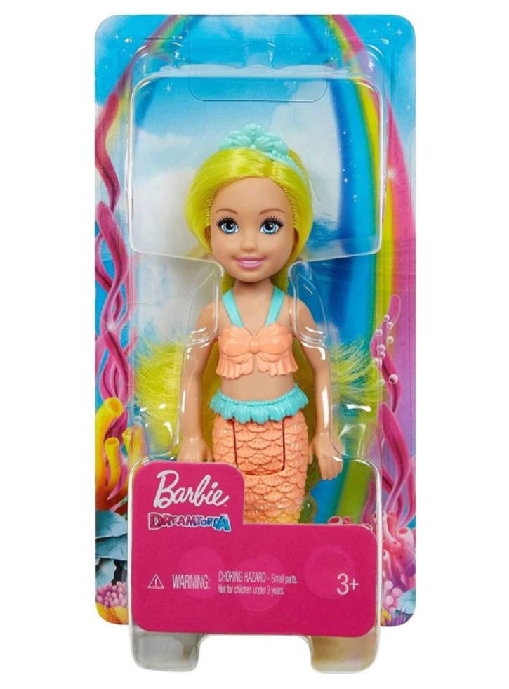 Papusa Barbie Dreamtopia Chelsea Mermaids Blonde Hair 13cm (GJJ88)