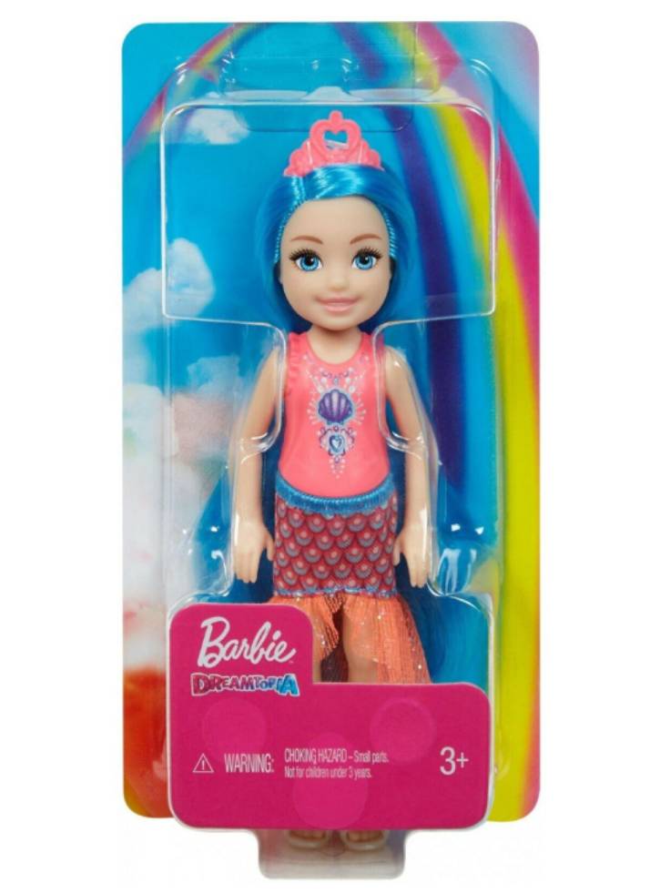 Papusa Barbie Dreamtopia Chelsea Blue Hair 13cm (GJJ94)