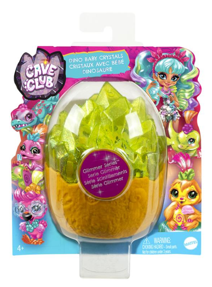 Figurina Cave Club Glimmer Series Dino Baby Crystals (Random) (GXP74)