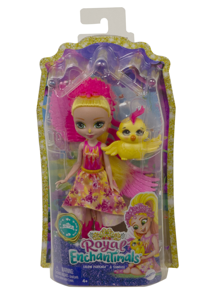 Papusa Royal Enchantimals Falon Phoenix Surprise (GYJ04)
