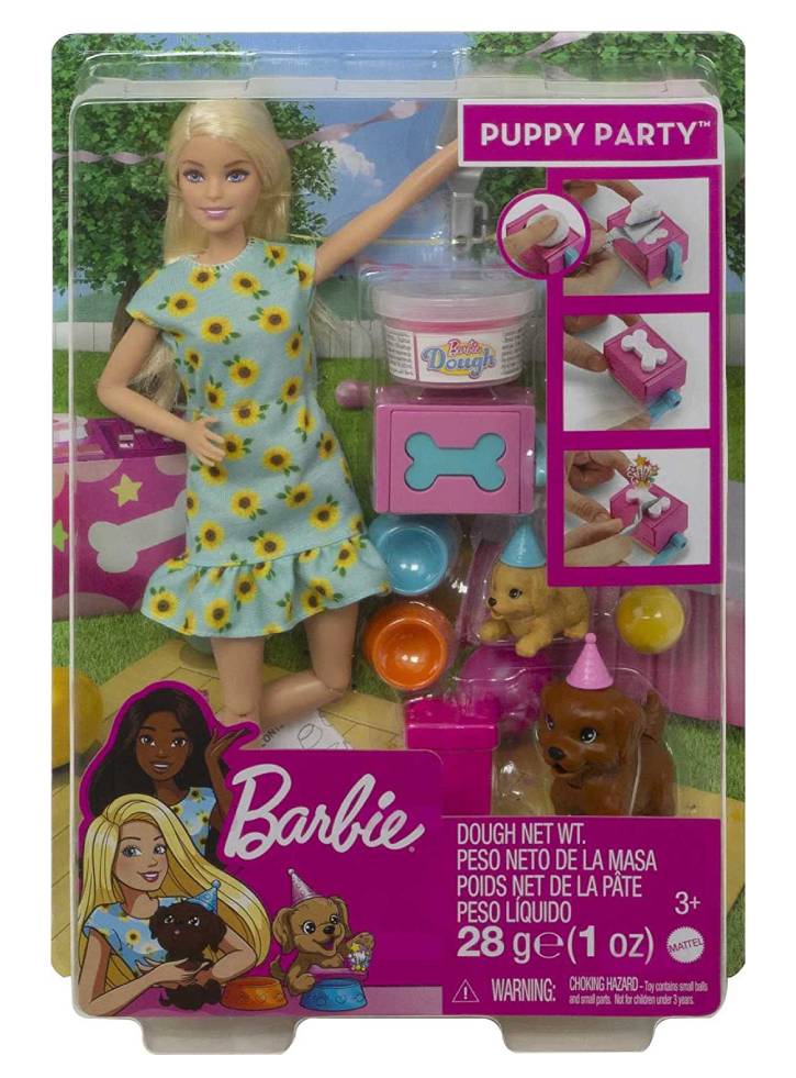 Papusa Barbie & Puppy Party Set (GXV75)