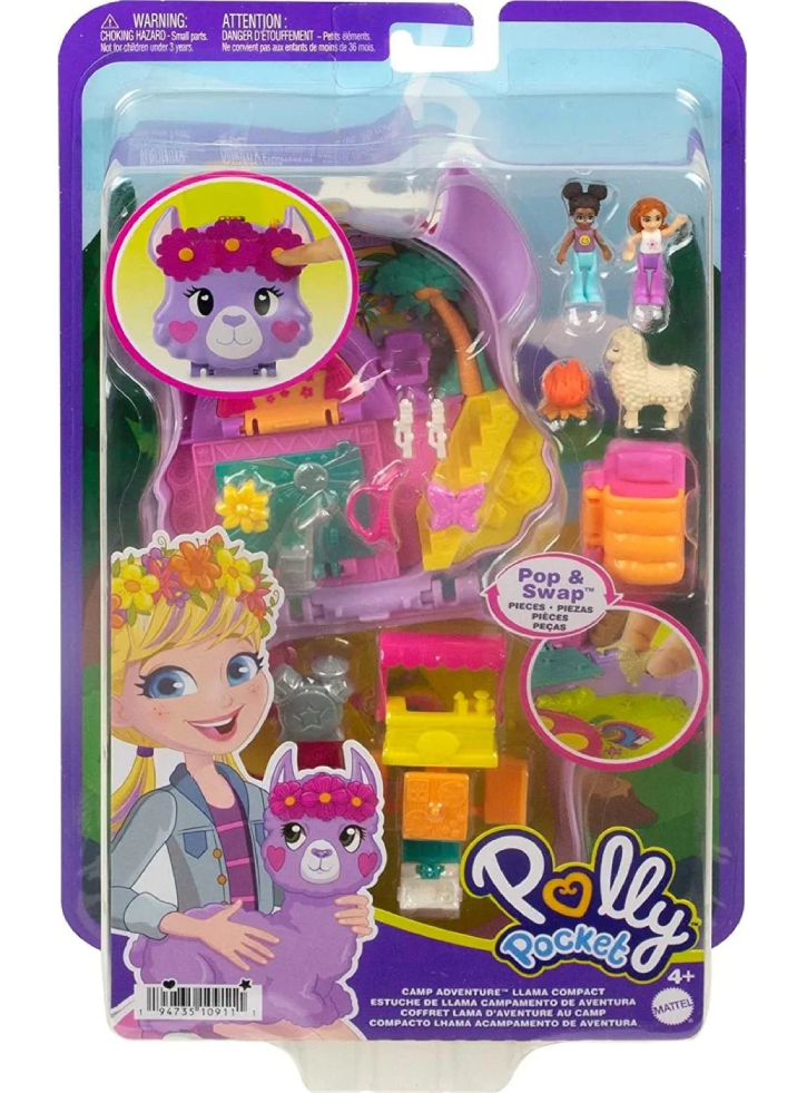 Set Polly Pocket Camp Adventure Llama (HKV33)