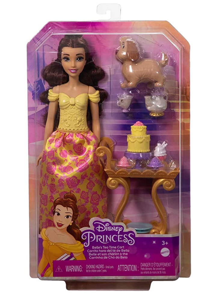 Papusa Disney Barbie Princess Belles Tea Time Cart (HLW20)