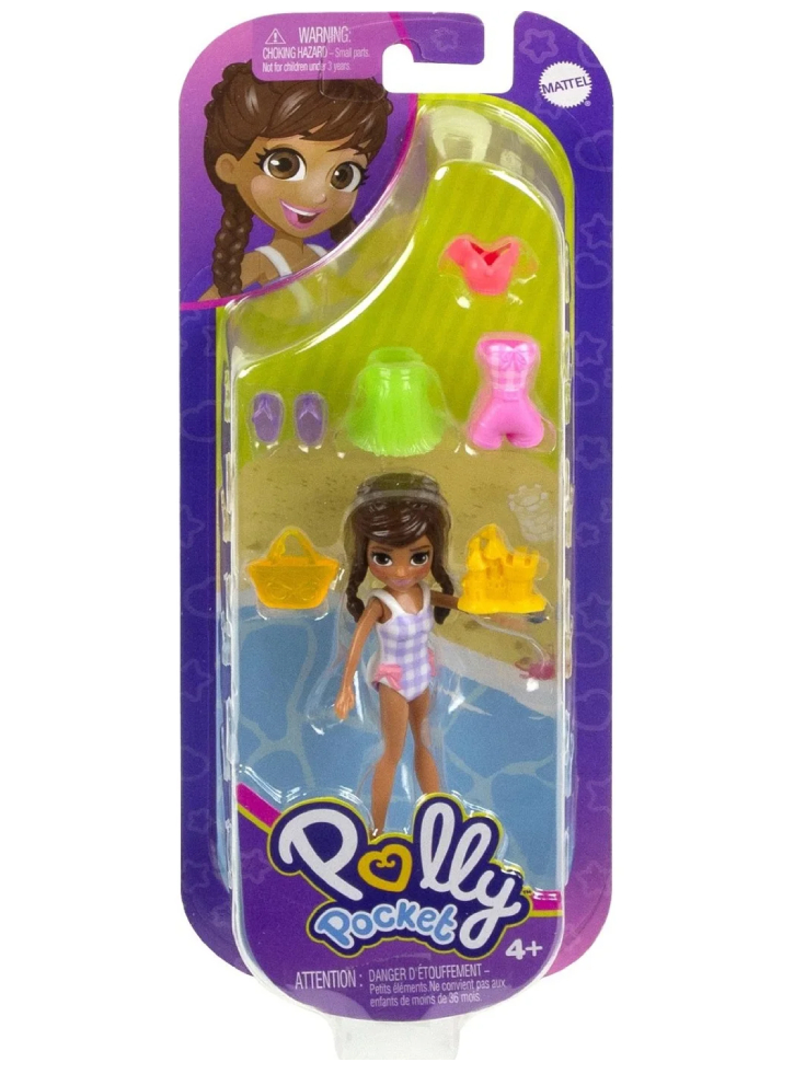 Papusa Polly Pocket Beach Fashion (HKV86)