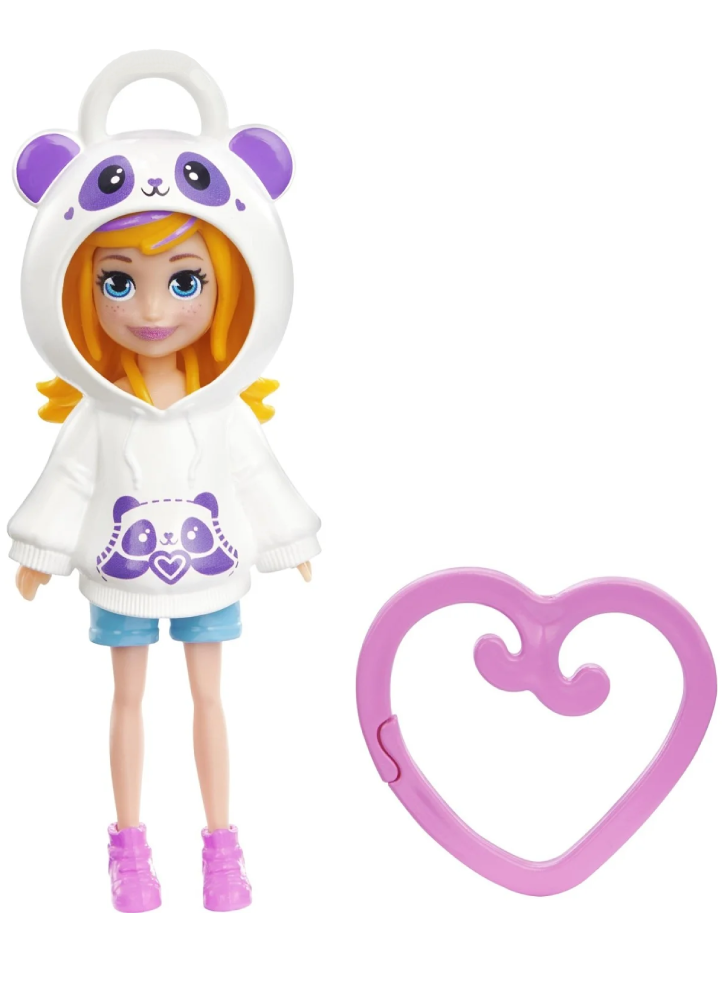 Papusa Polly Pocket Hoodie Buddy Panda (HKW00)