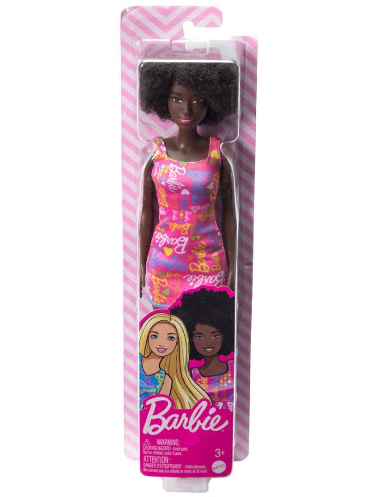 Papusa Barbie Purple Dress with Flowers (HGM58)