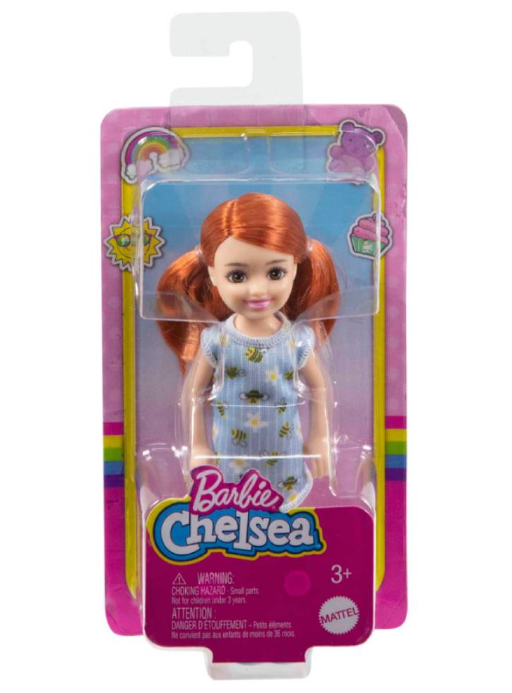 Papusa Barbie Club Chelsea Mini Girl Red Hair (HGT04)