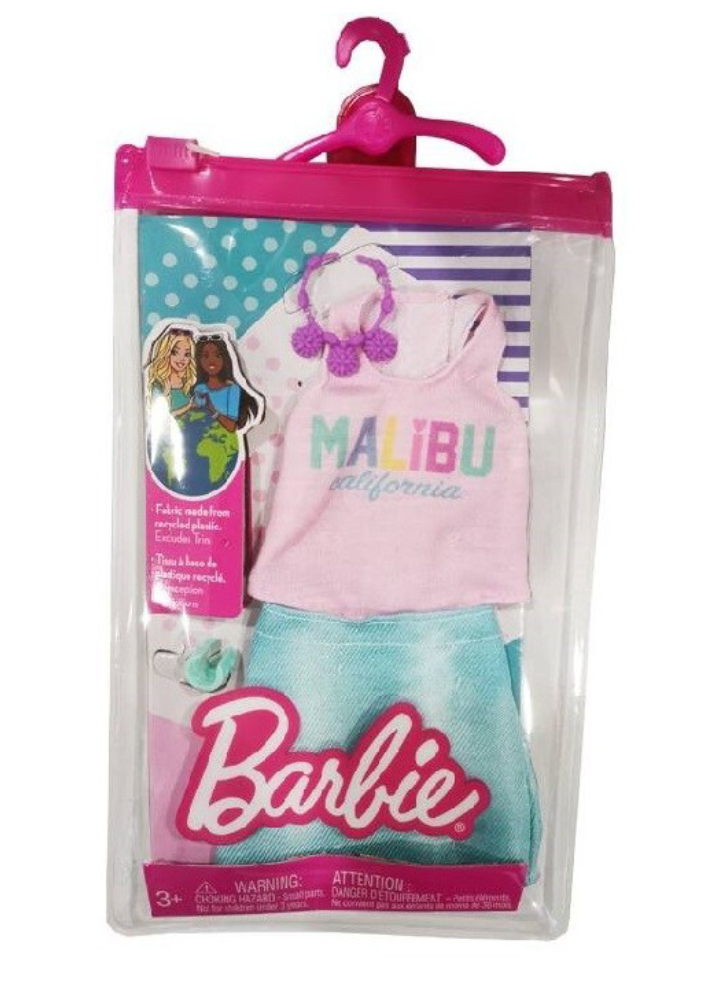 Set Barbie Fashion Pack Skirt With Malibu T-Shirt (HBV35)