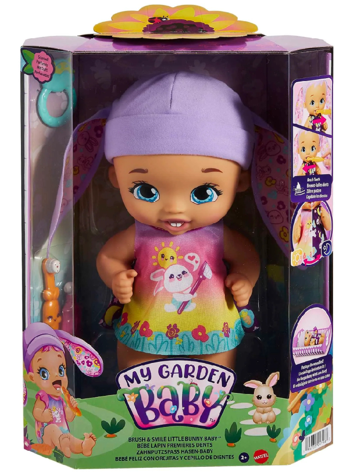 Papusa My Garden Baby Brush Smile Little Bunny Baby (HGC12)