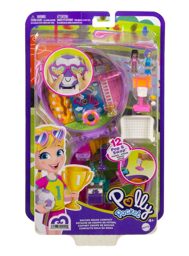 Set Polly Pocket Soccer Squad Compact (HCG14)