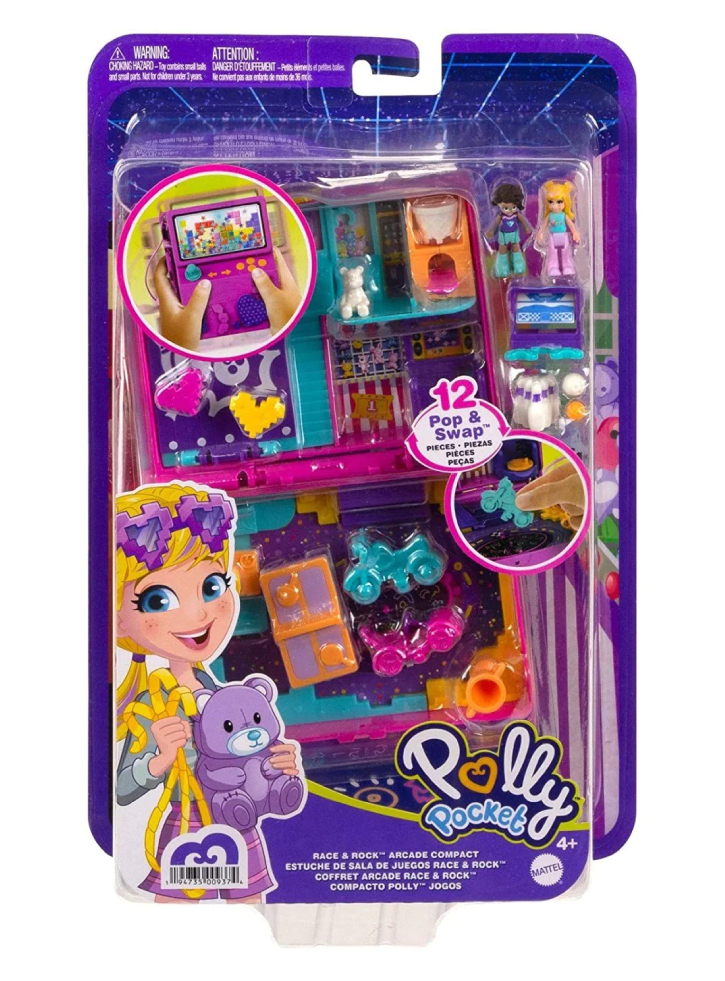 Set Polly Pocket Race Rock Arcade Compact (HCG15)