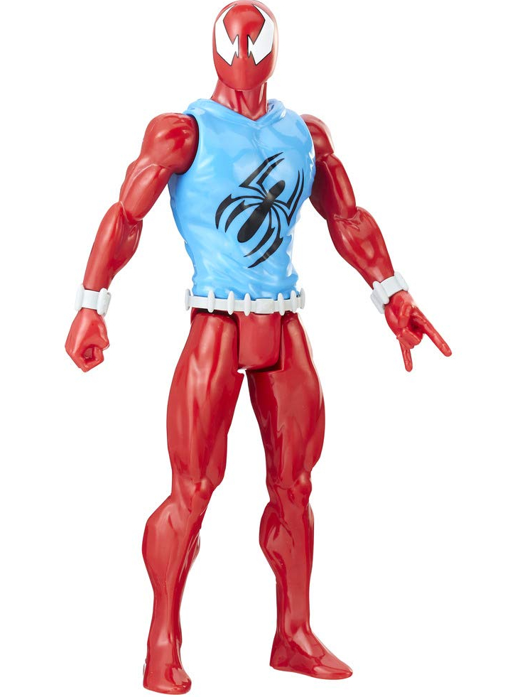 Figurina Spider-Man Titan Web Warriors Scarlet Spider