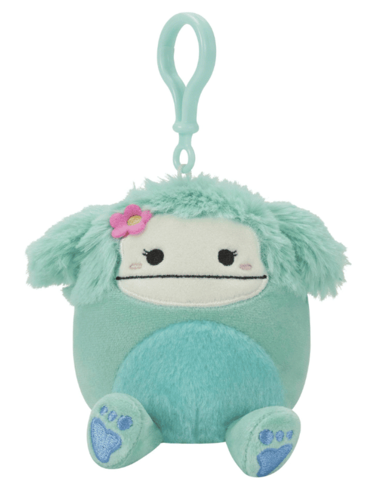 Plus Squishmallows P14 Clip On Joelle the Bigfoot 9cm