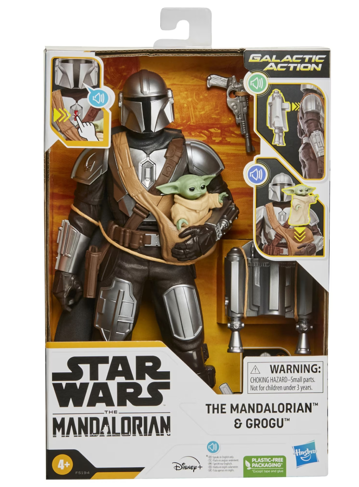 Figurina Star Wars The Mandalorian Galactic Action The Mandalorian Grogu (F5194)