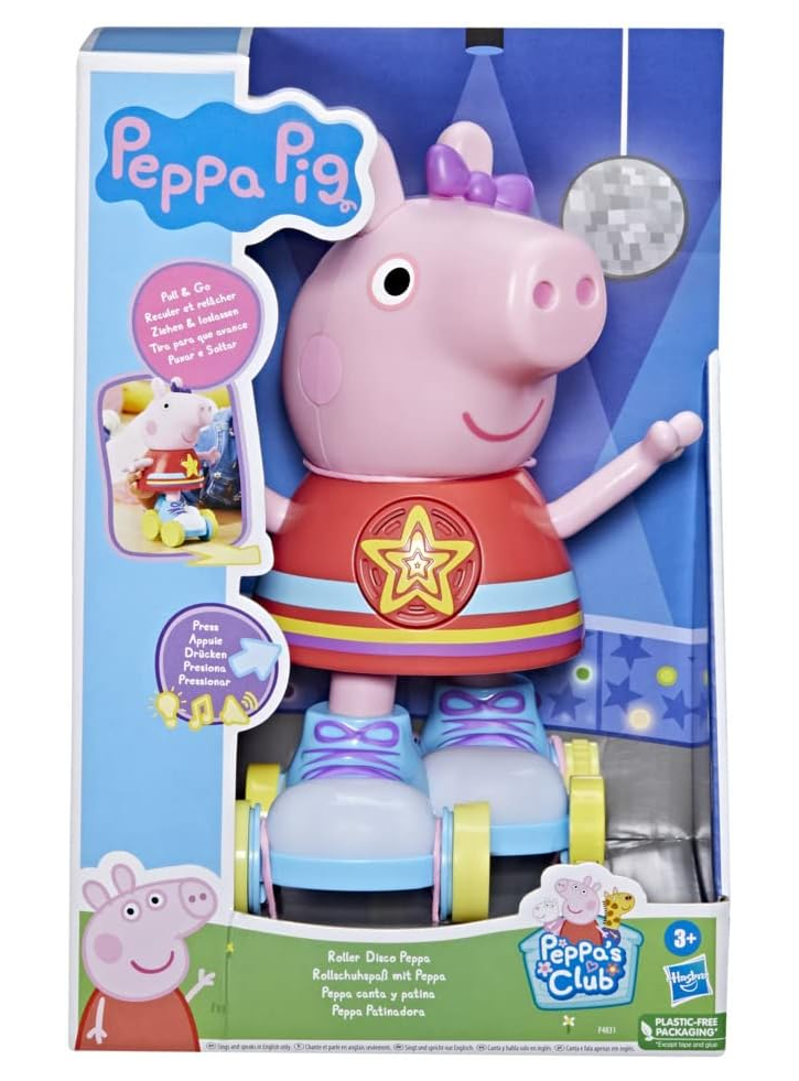Papusa Peppa Pig Peppas Roller Disco (F4831)
