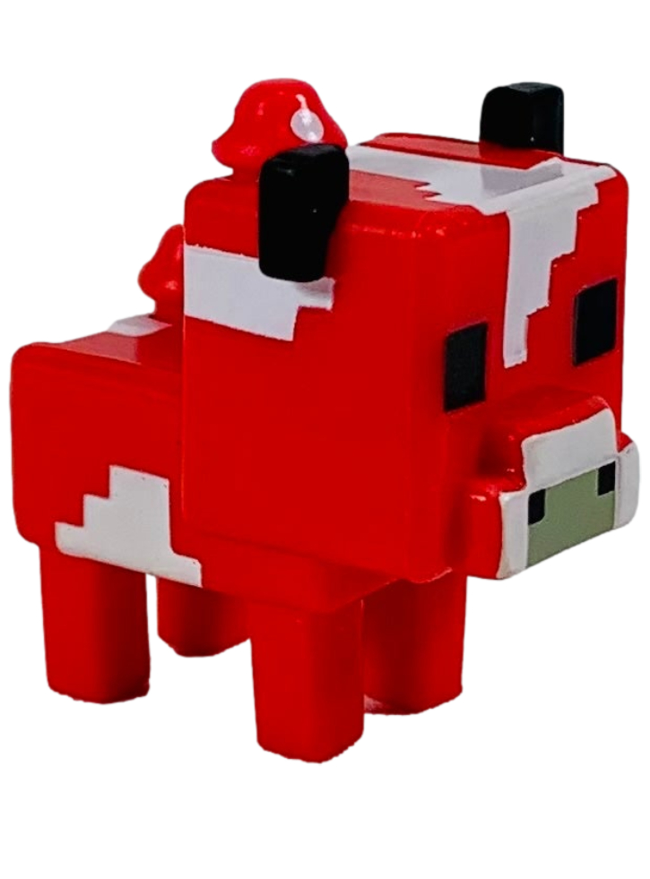 Figurina Minecraft Mob Head Minis Red Mooshroom (HDW02)