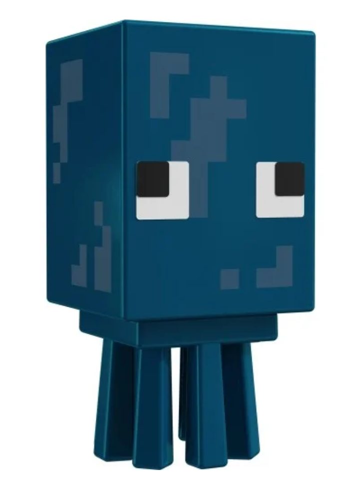 Figurina Minecraft Mob Head Minis Glow Squid (HDW03)