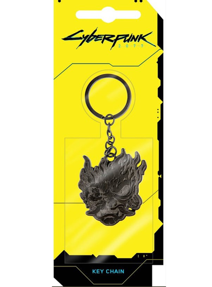 Breloc Cyberpunk 2077 Chrome Demon Metal