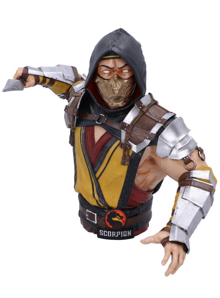 Figurina Mortal Kombat Scorpion Bust 29.5cm