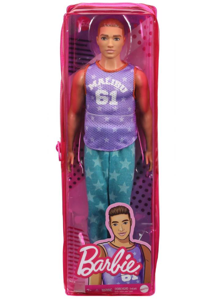 Papusa Barbie Fashionistas Ken Jersey Star (GRB89)