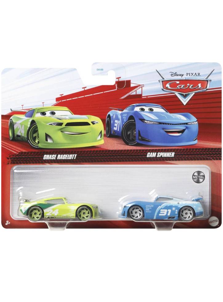 Set Disney Pixar Cars Chase Racelott Cam Spinner (HFB85)