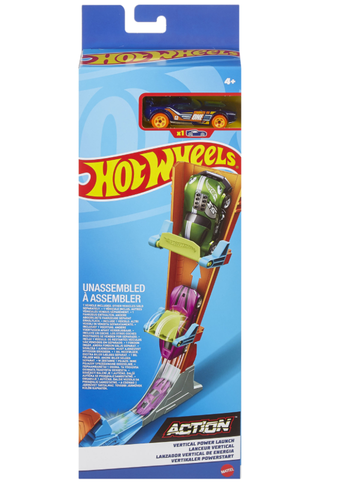 Set Hot Wheels Action Vertical Power Launch Track (HDR82)