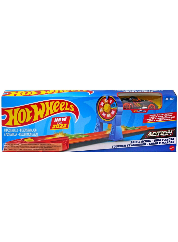 Set Hot Wheels Action Spin Score Classic Stunt (HFY68)