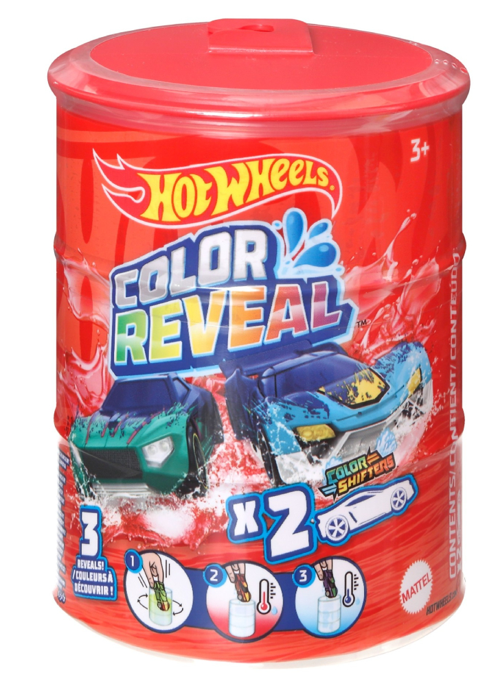Set Hot Wheels Color Reveal Color Shifters Red (HFD07)