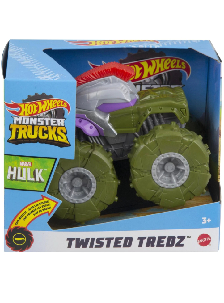 Hot Wheels Monster Trucks Marvel Hulk 1:43 Ragin Cagen (GVK42)
