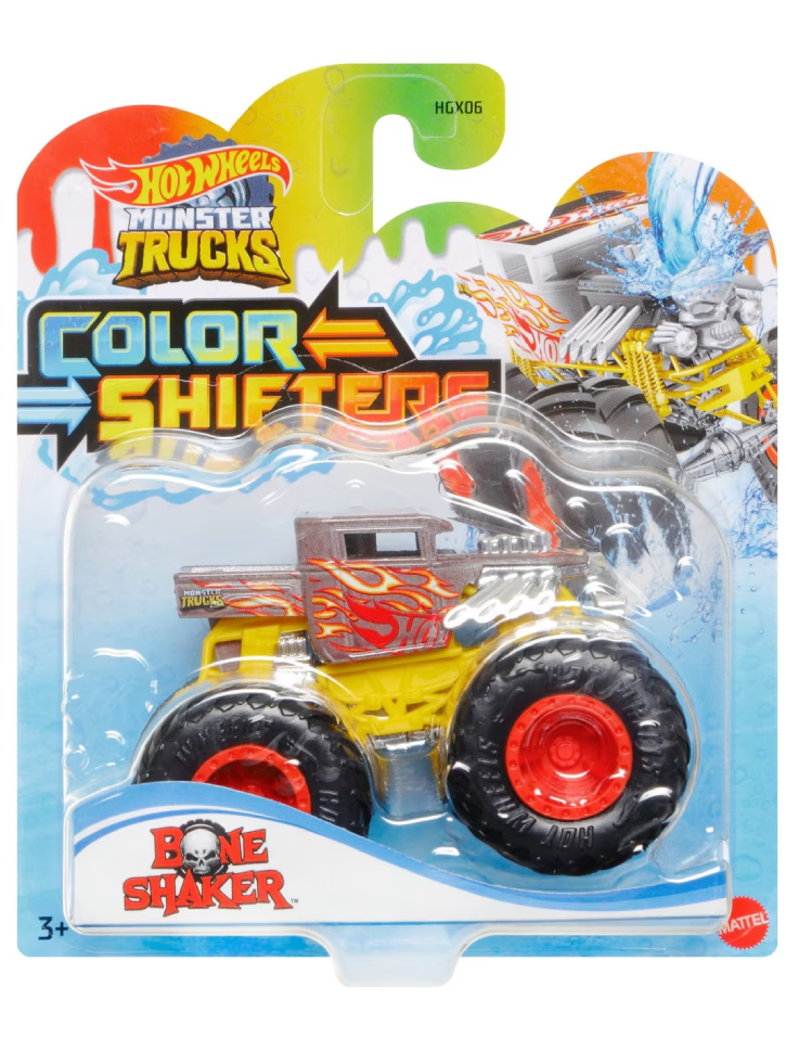 Hot Wheels Monster Trucks Color Shifters Bone Shaker (HGX07)