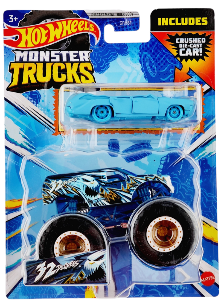 Hot Wheels Monster Trucks 32 Degrees Die-Cast Truck (HKM15)
