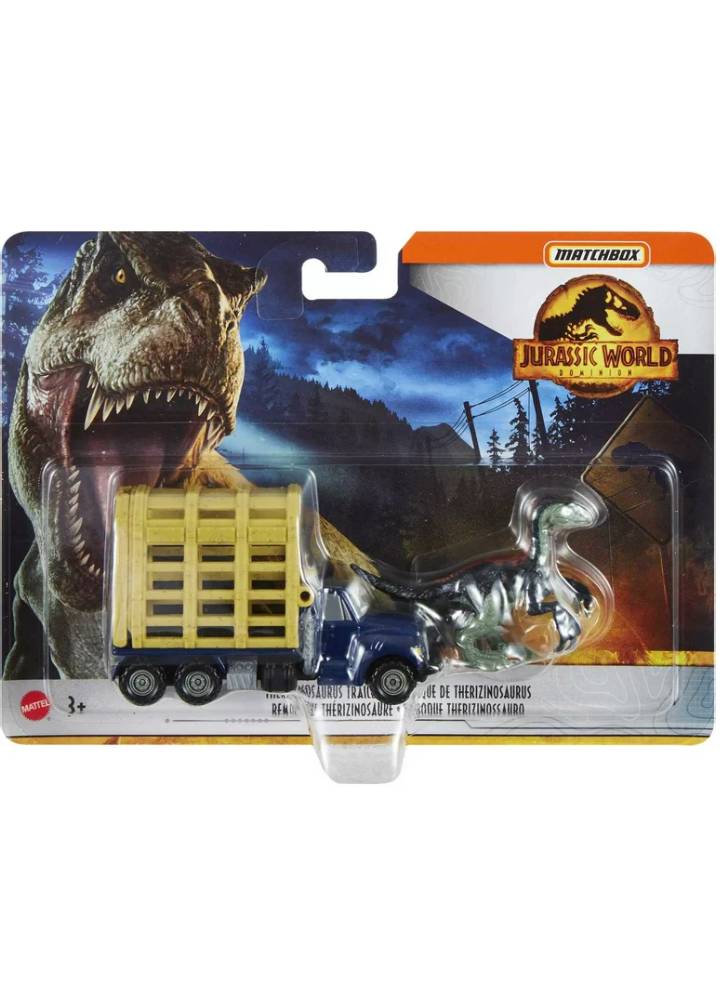 Matchbox Jurassic World Dominion Therizinosaurus Trailer (HBH91)