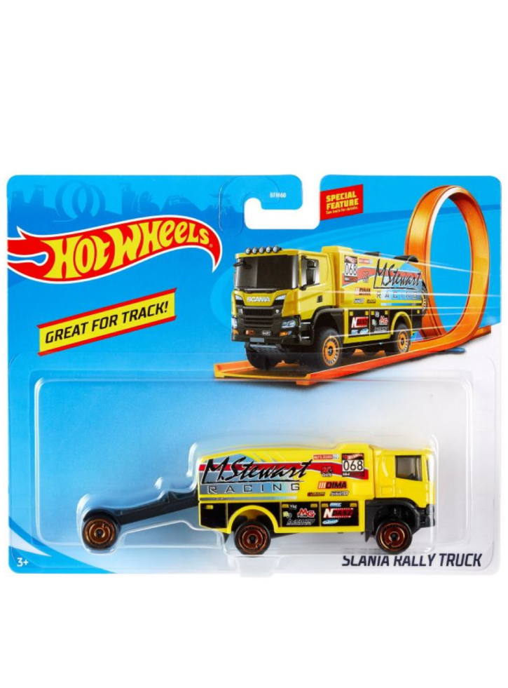 Hot Wheels Track Stars Scania Rally Truck (GKC33)