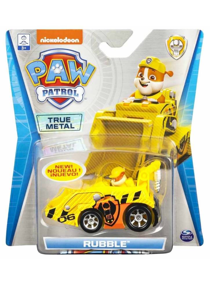 Vehicul Master Paw Patrol Rubble True Metal (20115876)
