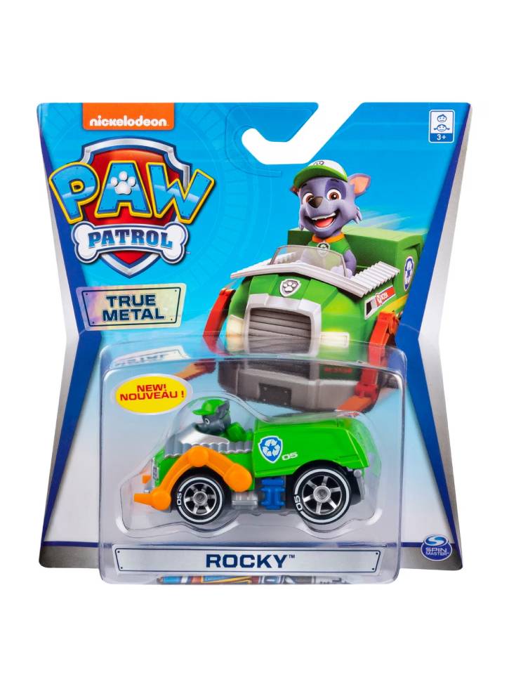 Vehicul Master Paw Patrol Dino Rescue Rocky True Metal (20126471)